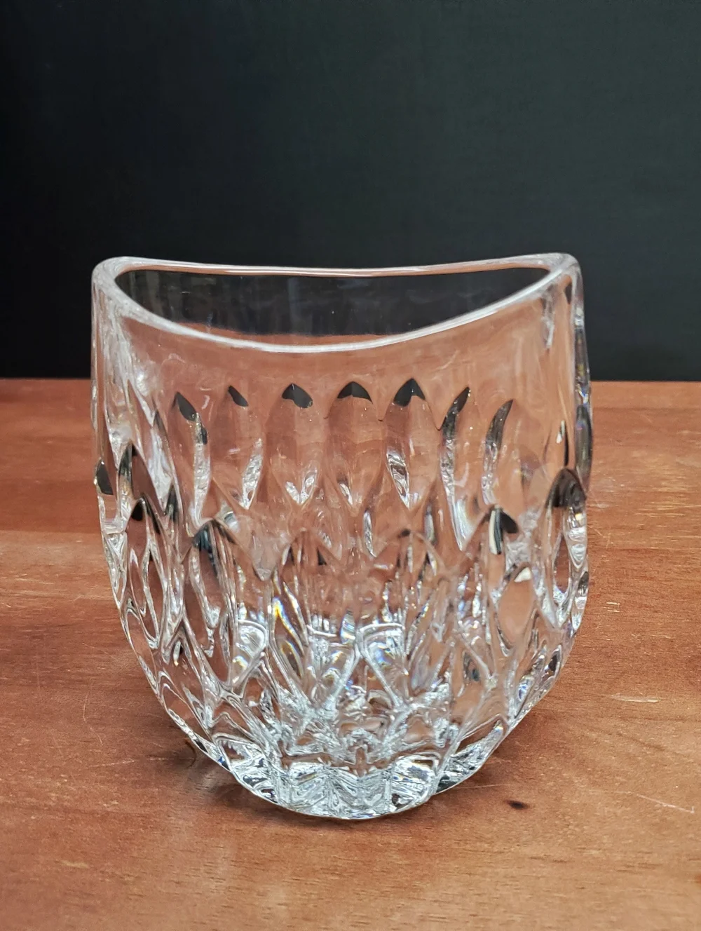 Vintage Gorham Althea Crystal Glass Pocket Vase West Germany